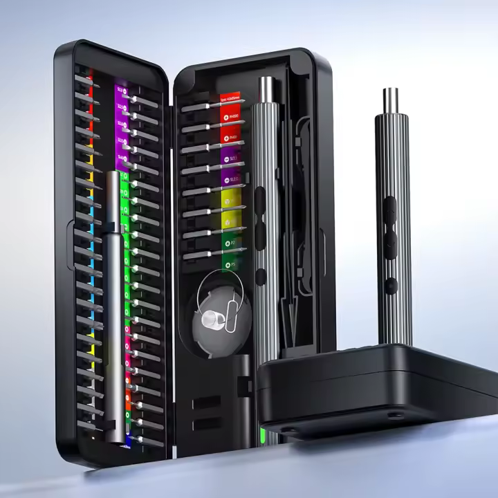 Juego De Destornilladores Eléctricos Recargables 58 En 1 Mini Herramienta Portátil Para Reparación De Motos Y Celulares - 1