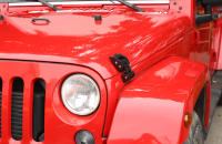 Cierre De Capó De Acero Sólido Para Jeep Wrangler JK Rubicon Sahara Sport 2007-2018 Negro Estilo Cromo Accesorios De Coche Instalación Con Tornillos - details 6