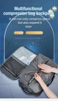 Mochila de Airbag expandible para hombre, de 16 pulgadas bolsa impermeable para ordenador portátil, bolsa de negocios, almacenamiento de compresión al vacío, mochila de viaje, bolsa de equipaje - detalles 0