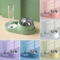 Tazón Para Gatos 2 En 1 Alimentador Automático Con Almacenamiento De Agua Tazón De Alimentos Para Perros Y Gatos Material De Plástico - details 2