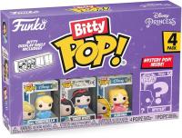 Funko Pack  4 Bitty Pop  Bittys Funko  Pop  Disney Princesas Princess Aurora  Cenicienta Cinderella Snow White Blancanieves  Funko Pop - details 0