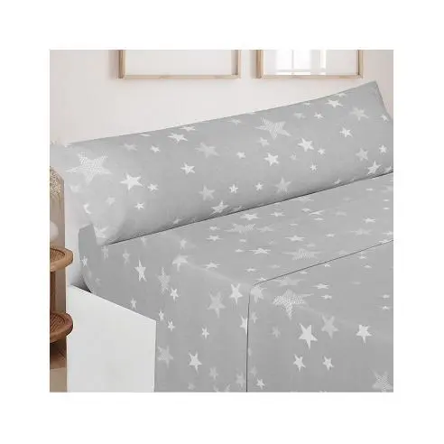 Juego de Sábanas Franela de Invierno 100% Algodón Stars Sibiles 00383 - 1