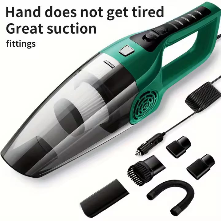Aspiradora de mano para coche, súper potente, de alta potencia, para eliminar el polvo del coche, pequeña y portátil. - 1