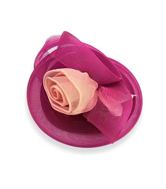 TOCADO CRIN - ROSA ORGANZA Raíz Productos de Google Shopping Inicio TOCADOS NOVEDADES - 1