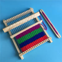 Trenzadora De Madera Para Tejer Manual DIY Juguete Educativo Para Niños Máquina De Tejer Para Hacer Yarn Artesanía - details 1