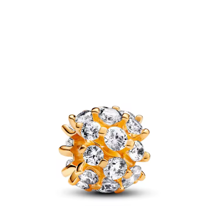 Pandora Charm con un recubrimiento en oro de 14k Redondo Brillante ​ 763234C01 , para Mujer - 1