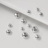 5/10pcs 925 Plata Esterlina Espaciador Redondo De 3-8mm Para Fabricación De Joyas Pulseras Collares DIY Accesorios De Suministros - details 4