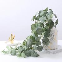 Flores Artificiales De Muro Verde Hojas De Eucalipto Colgantes Planta Falsa Vínculo Para Decoración De Hogar Navidad Boda Fondo De Escena Disposición - details 0