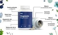 Energía para el Día y Relajación para la Noche | 250 cap Bisglicinato de Magnesio 2.000mg | MAX Absorción, Sin Efectos Laxantes. Magnesio 3X Acción Premium: Malato, Bisglicinato y Citrato. - details 6