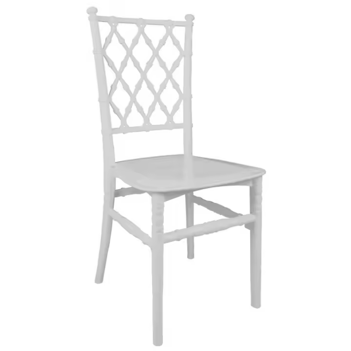 Silla TRESS, apilable, polipropileno blanco - 1