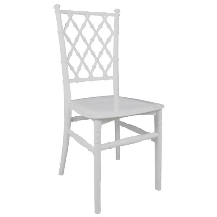 Silla TRESS, apilable, polipropileno blanco - 1