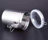 LILI HOME Bote hermético de acero inoxidable más capacidades y dimensiones para elegir:  500 ml: Ø10 cm x Altura 8.5 cm. 750 ml: Ø10 cm x Altura 10 cm. 1000 ml (1 litro): Ø10 cm x Altura 15 cm. Acero inoxidable de alta calidad, resistente a la corrosió - details 1