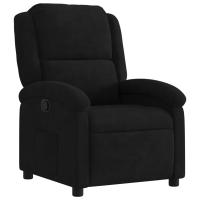 vidaXL Sillón reclinable de terciopelo Gris claro, Gris oscuro, Negro Sillon Dormitorio Sillon Comodos Silla Relax Sillón Sofá - details 0