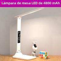 Lámpara De Escritorio LED Recargable USB 4800mAh Toque Protección Ocular 3 Colores Dimmer Continuo Luz Nocturna Para Estudio Lectura - details 0