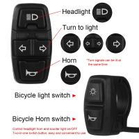 Interruptor De Luz Y Bocina Para Scooter Ebike DK226 DK336 Botón De Motocicleta Que Controla Las Señales De Giro - details 0