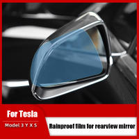 Pareja De Lentes De Espejo Retrovisor Para Coche Impermeables Antiniebla Visión Amplia Protección Para Tesla Model 3 Model Y Accesorios De Coche - details 0