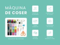 Jocca Máquina de Coser Portátil con Kit de Costura 48 Accesorios | Doble Puntada | Ligera y Versátil | Reacondicionado - details 3