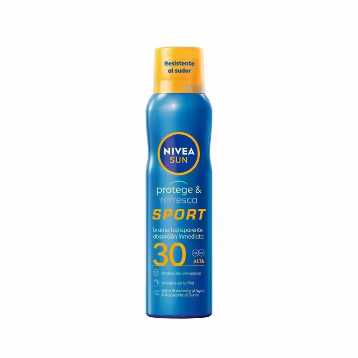 NIVEA SUN FP30 Spray Bruma Sport Protege y Refresca. Protección alta 200 ml - 1