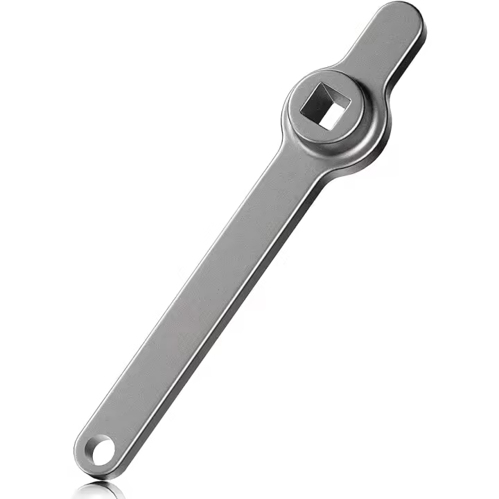 Llave de purga de radiador (1 unidad), manija de purga de radiador, manija de salida de aire de radiador, ventilación de radiador, llaves de válvula de radiador de acero inoxidable - 1