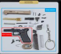 Pistola De Juguete Miniatura TTI G34 En Aleación Para Coleccionistas Y Regalos Para Niños Y Adultos Sin Batería Material Metálico - details 6