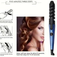 Automatic Curling Iron,Ceramic Auto Hair Curler，Rechargeable Curling Iron Wand,Detangle Scald-,Fast Heating For Hair Styling - details 1