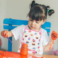 Delantal De Cocina Para Niños Y Niñas Conjunto De Herramientas De Cocina Para Chef Incluye Delantal Y Sombrero De Chef Para Niños Y Chicos - details 7