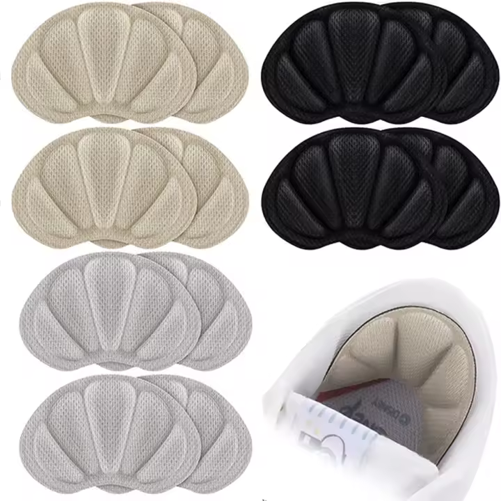6 plantillas para Zapatos, almohadillas para el talón que reduce el tamaño del Calzado, almohadillas antifricción para el talón, protectores para el talón para Mujeres y hambres, mejor la comodidad. - 1