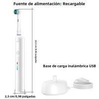 Cepillo De Dientes Eléctrico Rotativo Con Carga Inalámbrica Inteligente Compatible Con Cabeza De Cepillo Oral B Recargable Para Adultos - details 7