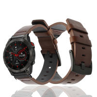Correa De Reloj De Cuero Genuino 22mm Para Garmin Fenix 6X 6 pro 7X 7 Easyfit Wristband Fenix 5 5X plus 3 3HR Compatible Con Hombres Y Mujeres - details 0
