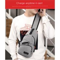 Bolsa De Pecho Para Hombres De Gran Capacidad Unisex Estilo Deportivo Al Aire Libre Moda Casual Cruzada Monedero De Hombro Pequeño - details 2