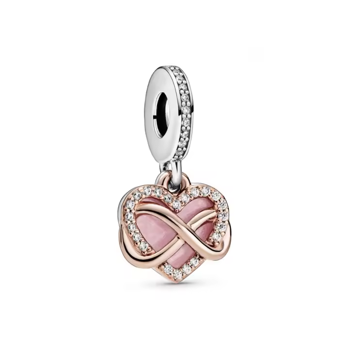 Charm colgante Pandora Rosé Corazón Infinito Brillante 788878C01 5700302869392 - 1
