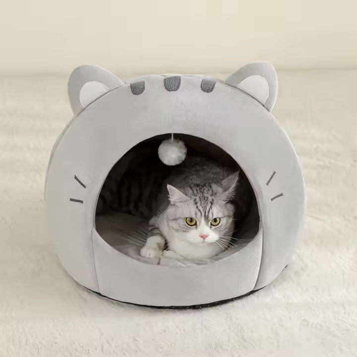 Casa De Gato Caliente Super Silla Para Mascotas Almohadilla De Tienda De Gatos Cueva Para Gatos Jaula Para Perros Pequeños Ropa De Cama Para Mascotas - 1