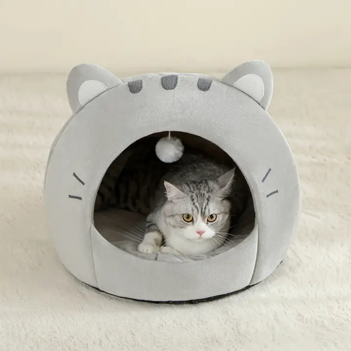 Casa De Gato Caliente Super Silla Para Mascotas Almohadilla De Tienda De Gatos Cueva Para Gatos Jaula Para Perros Pequeños Ropa De Cama Para Mascotas - 1