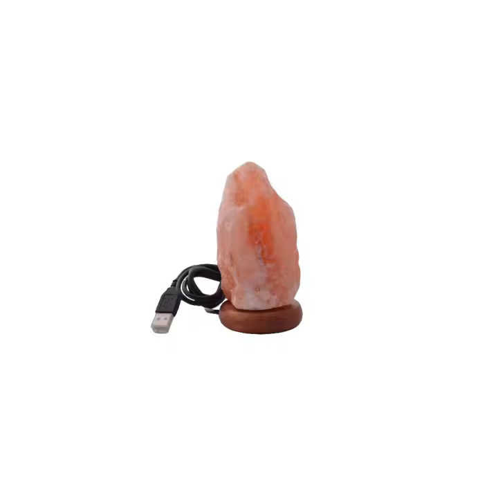 Lámpara de Sal USB Natural - Cambio de Color - Mejora la Salud - 1