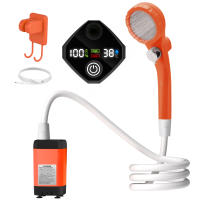 Kit De Ducha Camping Con Bomba RV Kit De Ducha Al Aire Libre Con Pantalla Digital Inteligente Y Pantalla Completa Ajustable 6000mAh - details 16