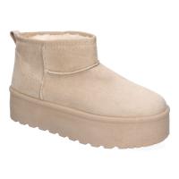 PuntoSalao Botas australianas con plataforma y pelo mujer color beige 6BKA - Botas australianas con plataforma y pelo suave mujer color beige : La bota australiana con pelo más de moda... - details 1