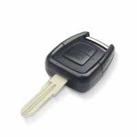 Banner - Carcasa mando llave del coche 2 botones compatible con Opel Vectra Astra Zafira Omega negro