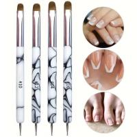 Kit De Pinceles Y Rotuladores Para Arte De Uñas Doble Finalidad Herramientas Profesionales Para Manicura Y Diseño De Uñas Francés - details 3