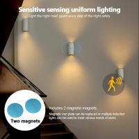 Lámpara De Pared LED Con Sensor De Movimiento RGB Caliente Recargable Magnética 3 Modos De Iluminación Luz Nocturna Para Pasillo - details 2