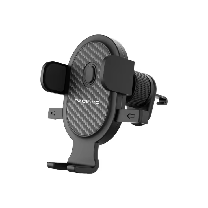 PACIFICO Soporte de movil universal para rejilla de coche automóvil, anticaídas gran estabilidad, uso con una sola mano, con sistema de liberación expess - 1