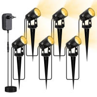 Luces De Paisaje LED 12W Bajo Voltaje Impermeables Para Jardín Camino Luz De Pared Árbol Bandera Spotlampara De Césped Con Transformador - details 13