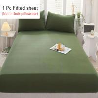 Sábana Individual De 1 Pieza Color Sólido Cubierta De Cama Poliéster 100% Tejida Con Tat 80TC Sin Impresión De Jiangsu - details 2