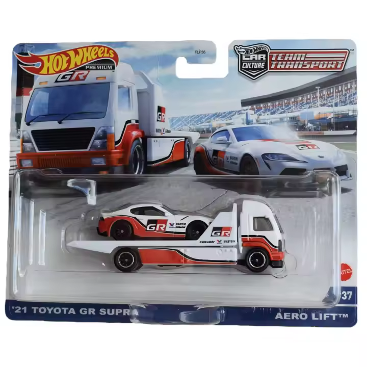 Hot Wheels Team Transport - Toyota Gr Supra + Aero Lift FLF56-GRK65 - 1