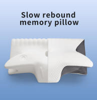 Almohada con memoria nuevo producto almohada para el cuello de rebote lento núcleo de espuma de memoria almohada para ayudar a dormir almohada con memoria almohada cervical uso doméstico - details 7