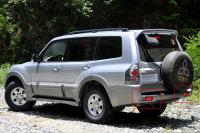 Reflector De Parachoques Trasero ANGRONG Para Mitsubishi Pajero Montero Shogun V73 V77 2002-2006 Luz Amarilla Y Roja Con Bombilla Halógena Incluida - details 3