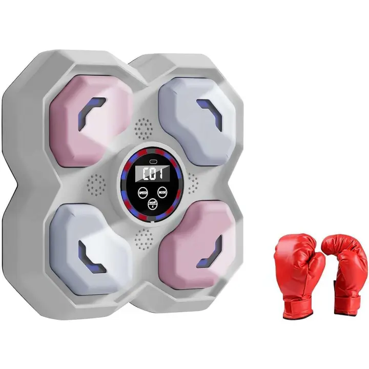 Máquina de Boxeo Montada en la comparación con objetivo de Boxeo electrónico montado en la música para niños y niños, Equipo de Boxeo, equipo de ejercicio con objetivo de Boxeo ZP - 1