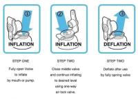 Almohada De Viaje Inflable Para Cabeza Y Barba Soporte De Cuello Para Avión Oficina Siesta Moderno Estilo Sólido PVC Adultos - details 11