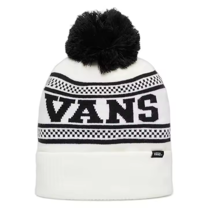 Gorro Vans Check Pom para hombre en color blanco - 1