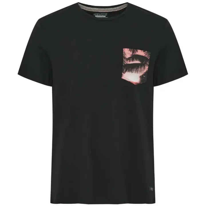 Camiseta de Manga Corta Blend  para hombre en color negro - 1