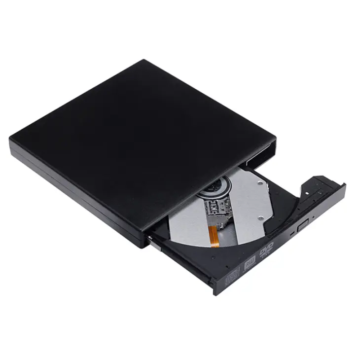 ROUHONG Emulador De CD DVD Externo USB 2.0 Slim Para Laptops Y PCs De Escritorio Lectura Y Grabación De DVD-RW Compatible Con Windows 7/8/10 - 1